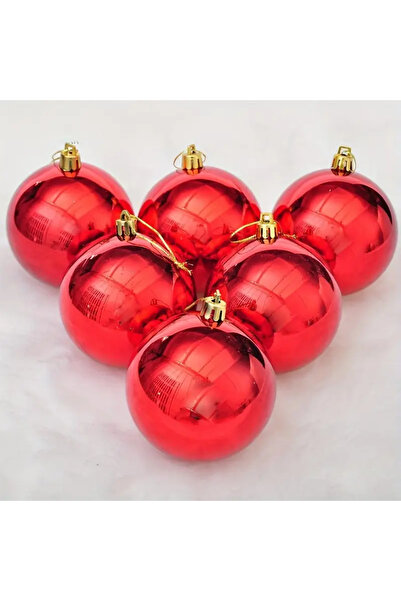 hediyeofisi 12 Pieces Cici Ball Bright Christmas Pine Tree Ornament Decor Ornament Set 3cm