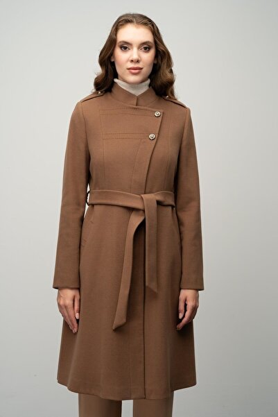 Olcay Dvouřadý kabát – podrobný náramek, TABA 3039