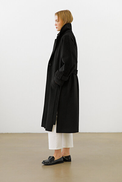 urban focus Belted Long Coat