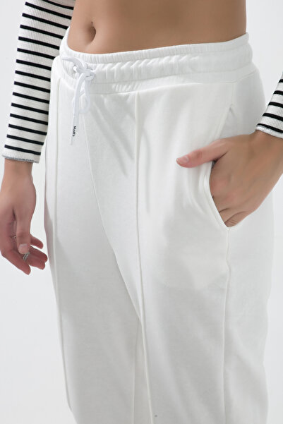 muub's COMFORT 3 - Φούτερ με ελαστικό πόδι και κορδόνι, νήματα στον αστράγαλο και τη μέση