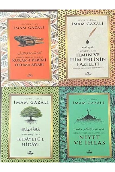 Ravza Yayınları İmam Gazali 4lü Set: Kuran Adabı- İlmin ve Ehlinin Faziletler...