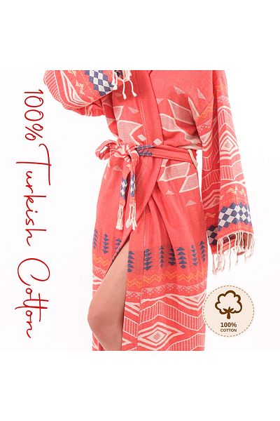naura Concept Unisex Peshtemal Bathrobe