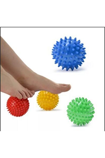 Bunionettes Plantar Fasiit Kas Gevşetici Top Masaj Topu Dikenli Duyu Uyarıcı El Ayak Sırt Vücut Egzersiz Topu
