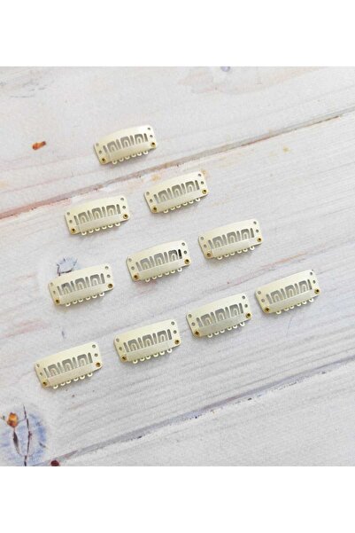 İthal Beyaz- Saçsız Bebek Tokası 10 Adet 33 Mm Beyaz Çıtçıt Klipsli Bebek Tokası