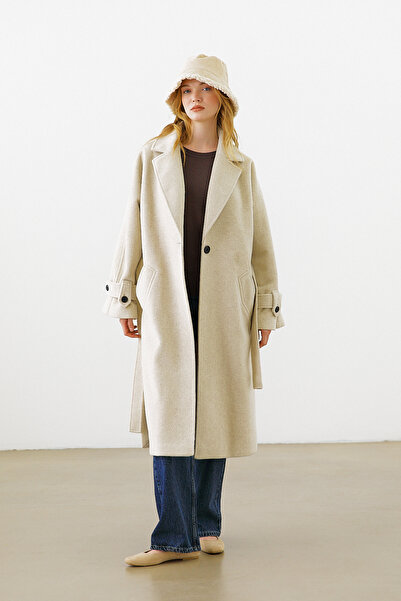 urban focus Belted Long Coat