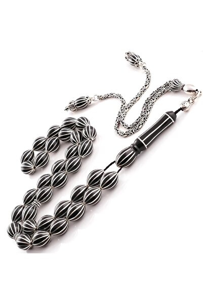 TESBİHCİBABA Beyzi Kesim Karpuz Dilim Erzurum Oltu Taşı Tesbih