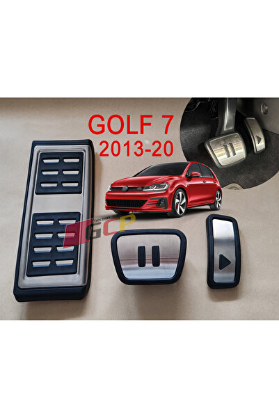 GCP German Car Parts Golf 7 Play Pause Pedal Seti - Golf 7 Krom Spor Pedal