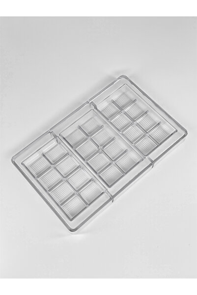 7D قالب شوكولاتة دبي الأصلي من البولي كربونات 3 عبوات (210 جرام)