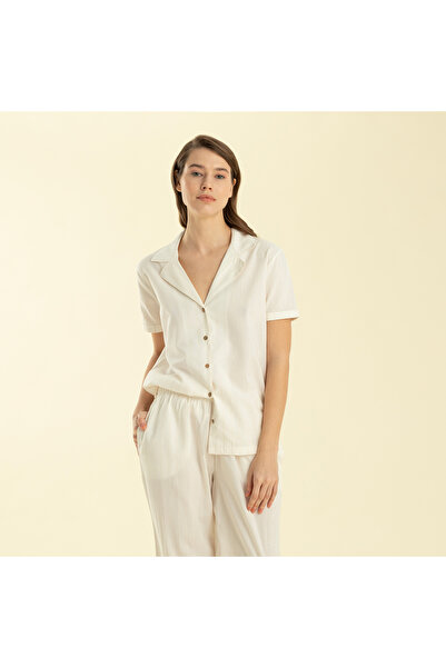 Chakra Corda Pajama Set Ecru