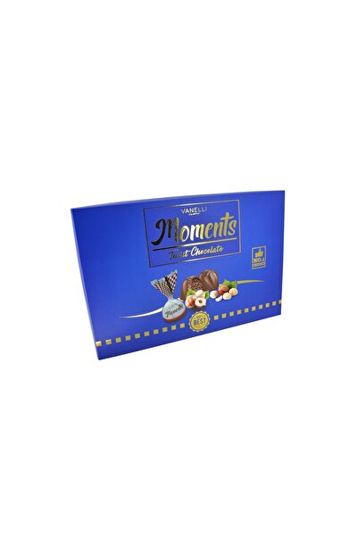 Vanelli Moments Tek Kulak Hediyelik Çikolata- Mavi Kutu