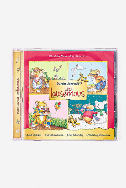 Tchibo Through The Year With Leo Lausemaus CD, Red and Gold