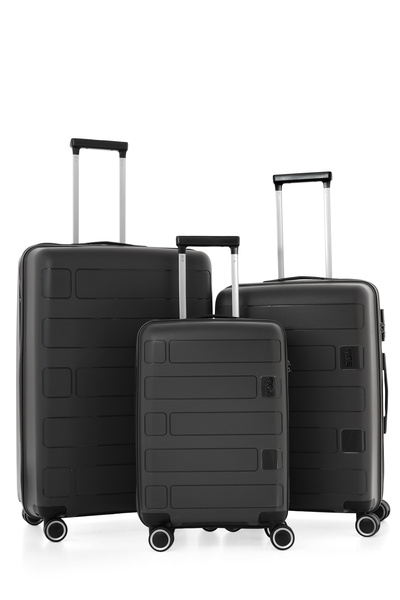 ÇÇS Ççs 5236 Kabin, Orta ve Büyük Boy 3'lü Valiz Seti