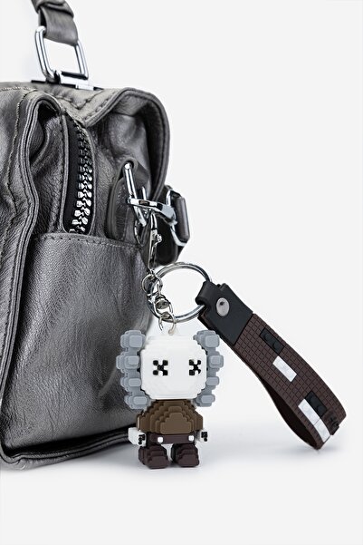 Valmenti Geantă de umăr vegană metalizată pentru femei