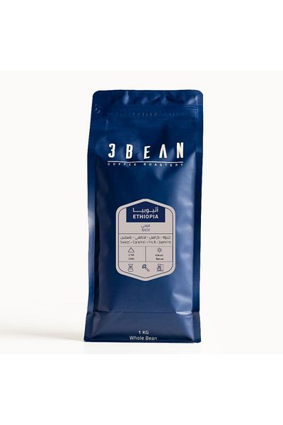 3bean COFFEE BEAN ETHIOPIA GUJI 1KG