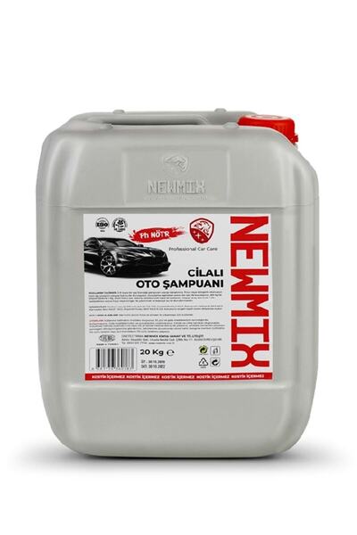 NEWMİX Ph Nötr Cilalı Fırçalı Oto Şampuanı 20 Kg