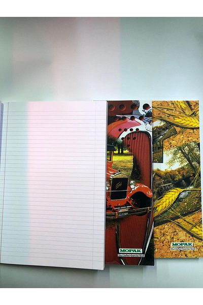 Mopak Leaf Lined A4 Notebook - Set of 3 144 Pages