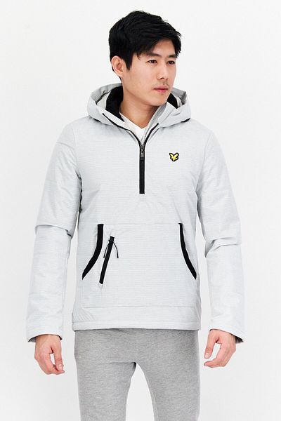 Lyle & Scott Men Brand Logo Bomber Jackets, Light Grey