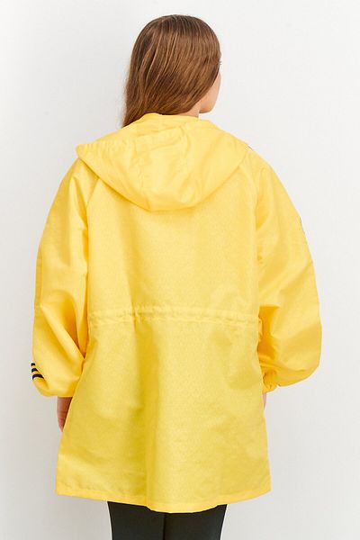 Adidas Originals Women Sportswear Fit Long Sleeve Monogram Windbreaker Jacket, Yellow