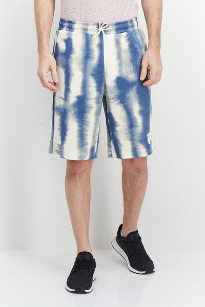 Fila Men Sportswear Fit Casares Aop Baggy Outdoor Shorts, Dusty Blue