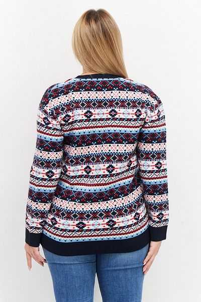 Threadbare Women Button Front Cardigan, Navy Combo