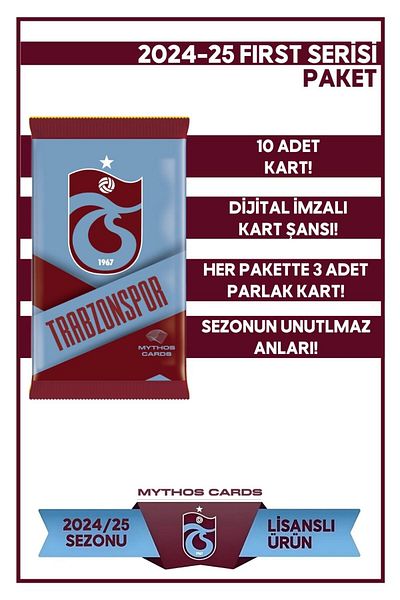 Trabzonspor Trabzonspor Mythos Cards - 2024-25 Mythos First Set