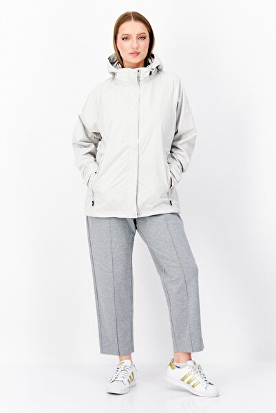 Trespass Women Plain Hooded Jacket, Grey