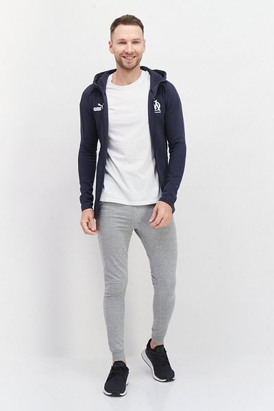 Puma Men Sportswear Fit Brand Logo Training Jacket, Grey