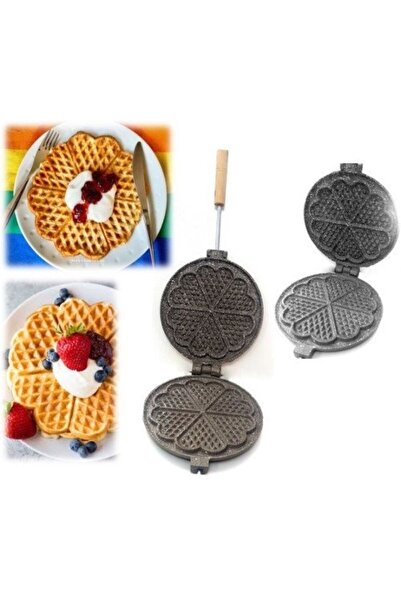 COŞAN Cooker Top Cast Granite Waffle Mould