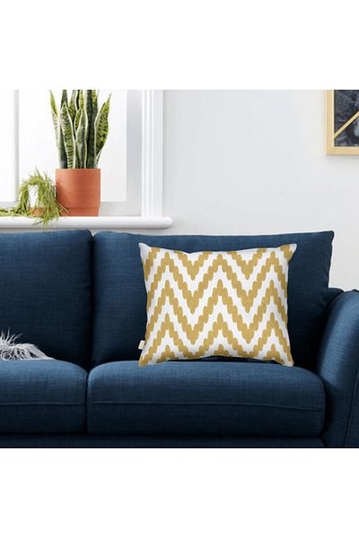 Donetella 1- Piece Modern 45x45 Throw Pillow Cover - Decorative Covers for Cushions, Filling Not Included