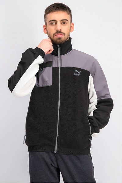 Puma Men Trail Woven Pull Zip Jacket, Black
