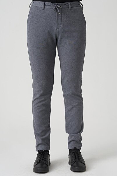 White Stone Barcelos P1035 Regular Fit Semanta Likralı Orme Jogger Pantolon Laci