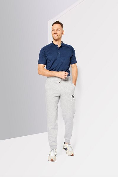 Michael Kors Men Sportswear Fit Drawstring Brand Logo Training Sweatpants, Grey