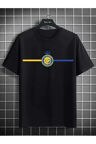 Pisa Art Μπλουζάκι με μινιμαλιστικό σχέδιο Al Nassr Unisex Fan