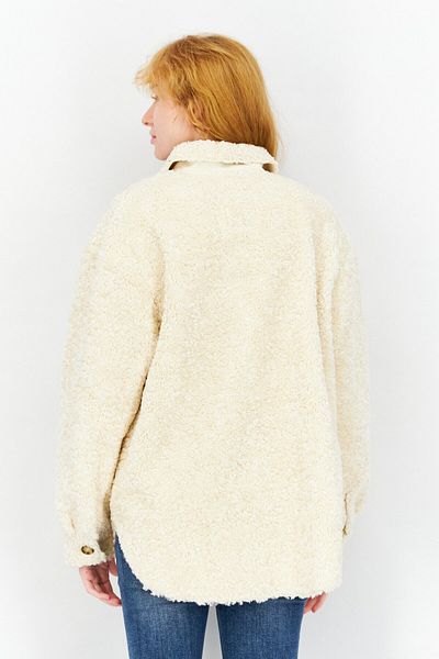 Esprit Women Sherpa Softshell Jacket, Cream