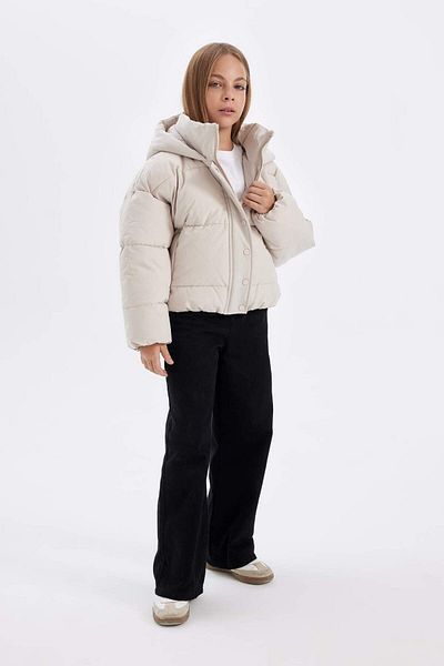 DeFacto Dívčí vodoodpudivá bunda Puffer s kapucí 3121256
