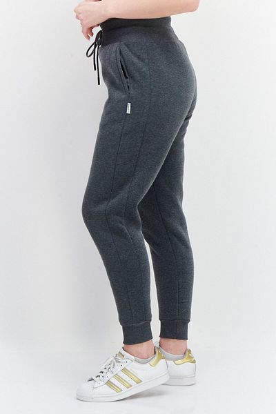 Bearpaw Women Drawstring Jogger Pants, Charcoal Heather