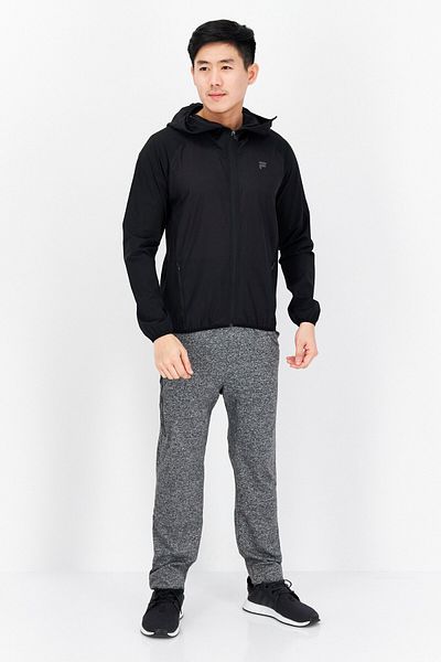 Fila Men Sportswear Fit Long Sleeves Training Jacket, Black