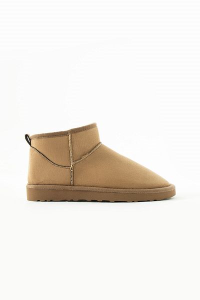 Seniorah Liana Mink Suede Thin Sole Women's Boots with Fur Inside