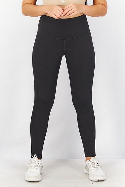 Reebok Women Sportwear Fit Plain Training Leggings, Black