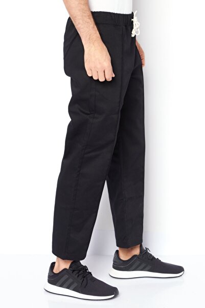 Champion Men Sportswear Fit Plain Track Pants, Black