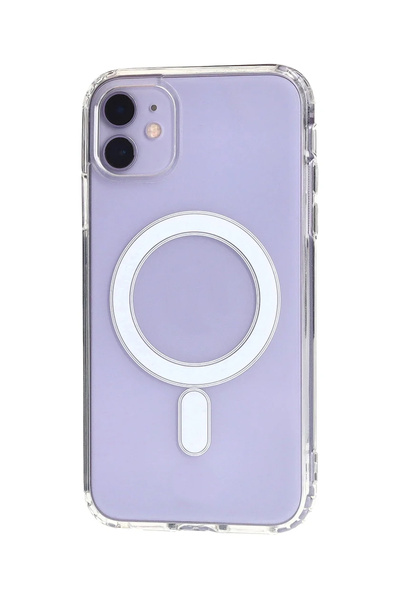 Space Star iPhone 11 Uyumlu Şeffaf MagSafe Özellikli Kılıf