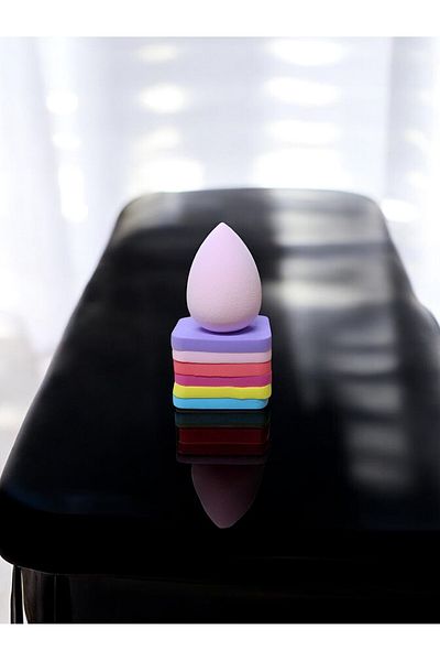 intoku 6+1 Set Makeup Sponge - Powder