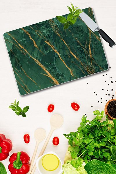 Saban Glass Cutting Board - 30X40 Cm, Model 64