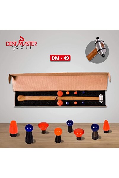 DENT MASTER Pdr Boyasız Göçük Düzeltme Değişken Başlıklı Çekic (8 UÇ)