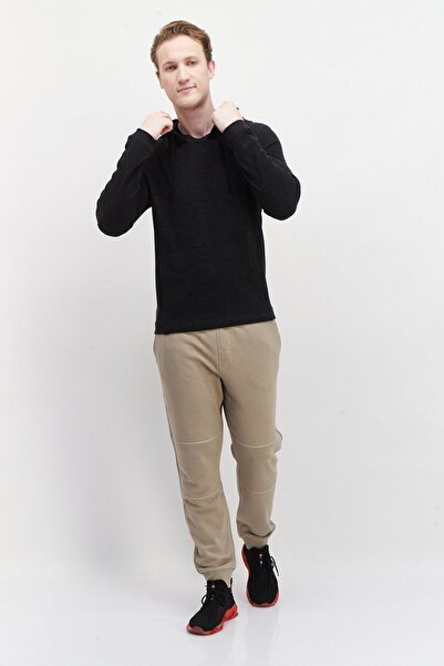 Kenneth Cole Men Hooded Long Sleeve Plain Sweatshirt, Charcoal