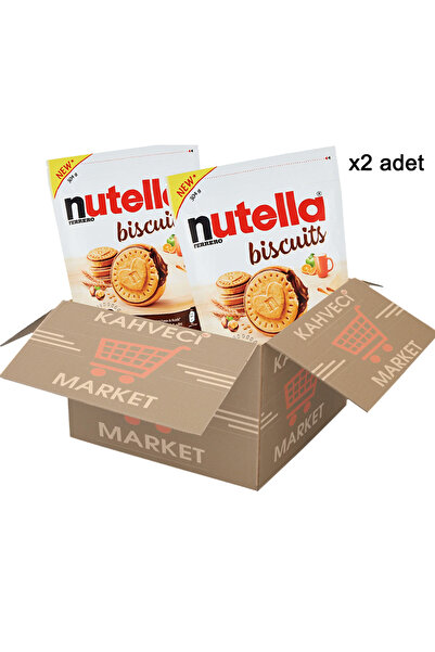 Nutella Nutella Biscuits Çikolatalı Kakaolu Fındık Kreması Dolgulu 304 Gr x 2 Li Ekonomik Avantaj Paket