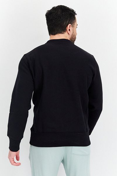 Champion Men Sportswear Fit Long Sleeves Outdoor Sweatshirt, Black