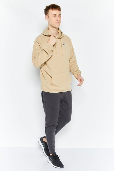 Fila Men Sportswear Fit Long Sleeve Training Hoodies, Beige