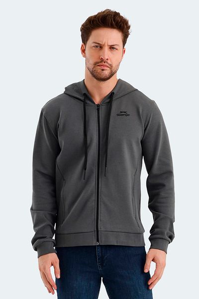 Slazenger Ανδρικό φούτερ VENDA Σκούρο Γκρι