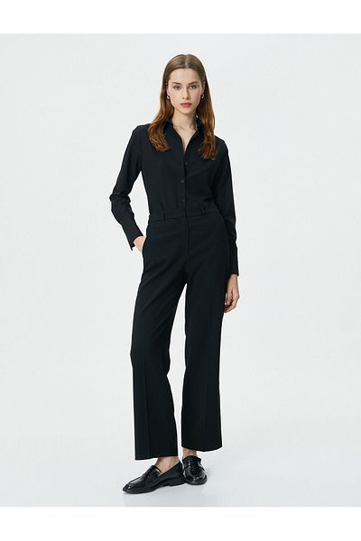 Koton Classic Shirt Long Sleeve Slim Fit